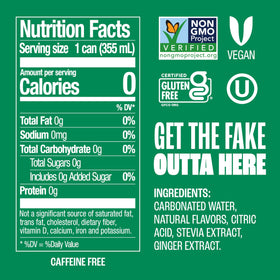 Zevia Ginger Ale 24-pack packaging, ideal for sharing.