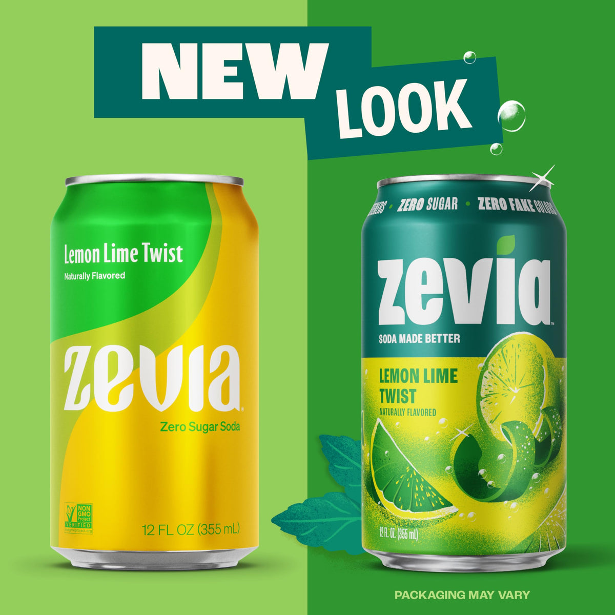 Zevia ice-cold glass with citrus invokes thirst-quenching pleasure.