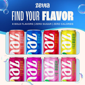 Zevia Kola Energy being poured into a glass with crisp, spicy notes.