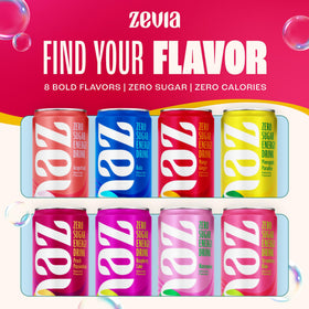 Zevia Mango Ginger energy drink glass close-up emphasizes natural sweetness and finish.