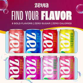 Zevia can features Non-GMO Project Verified badge, emphasizing clean ingredient credentials.