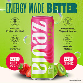 Zevia packaging with Non-GMO Verified label for clear ingredients.