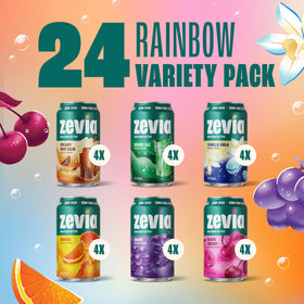Zevia Orange Soda can highlights bright citrus flavor with zero calories.