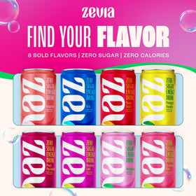 Zevia Watermelon Energy Drink 12-pack carton conveys convenient, sugar-free energy on the go