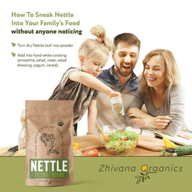 Zhivana Organics cold infusion reveals grassy, nourishing flavor.