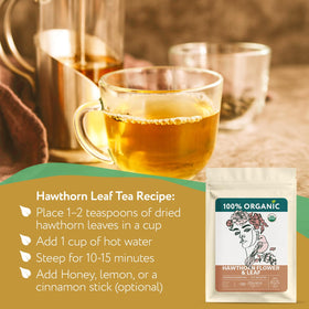 Zhivana Organics hawthorn tea packaging 4oz ready for daily routine