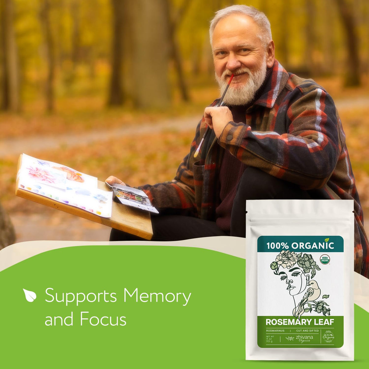 Zhivana Organics rosemary herb in blends demonstrates its versatile herbal addition