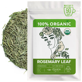 Zhivana Organics rosemary leaf packaging highlights purity for tea and everyday cooking