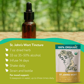 Zhivana Organics Saint John’s Wort tea farm-scene reflecting small-batch care
