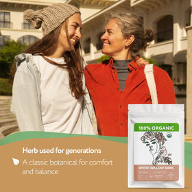 Zhivana Organics wild-harvest willow bark naturally dried for pure flavor