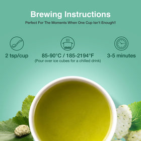 Hot infusion in a cup with Zi Chun Tea