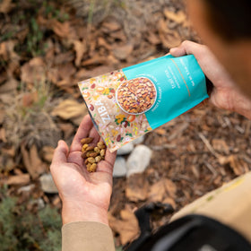 Ziba Trail Mix delicate almonds; fiber-rich wholesome nibble.
