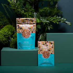Ziba Trail Mix wild pistachios; hearty crunch for busy days.
