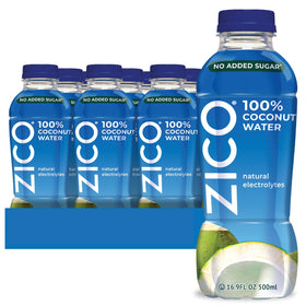 ZICO coconut water bottle 12-pack for everyday hydration on the go.