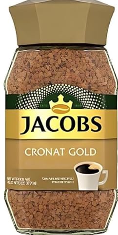 ZIGGY'S Jacobs Cronat Gold instant coffee for a fast, flavorful cup.