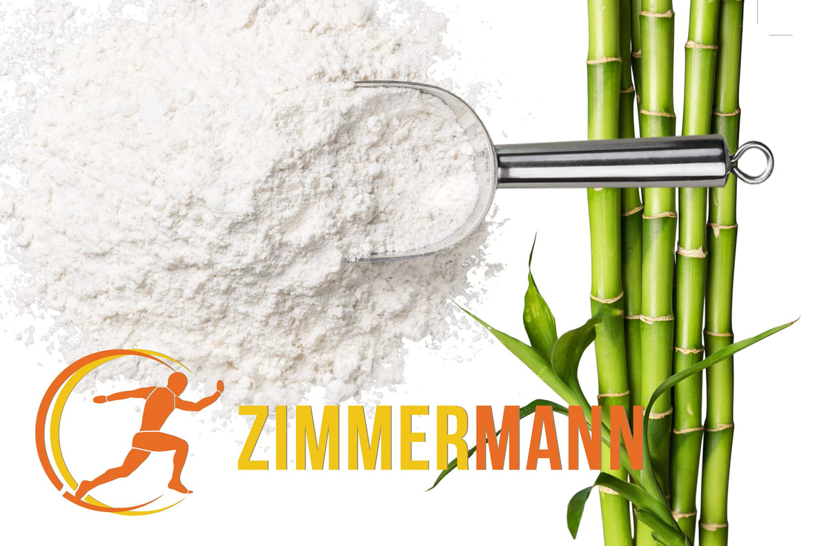 Zimmermann Bamboo Fiber dough being mixed for keto baking and texture