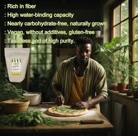 Zimmermann Bamboo Fiber gluten-free baking helper on a kitchen counter