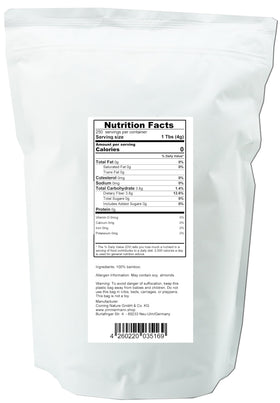 Zimmermann Bamboo Fiber powder close-up emphasizes fine tasteless baking additive
