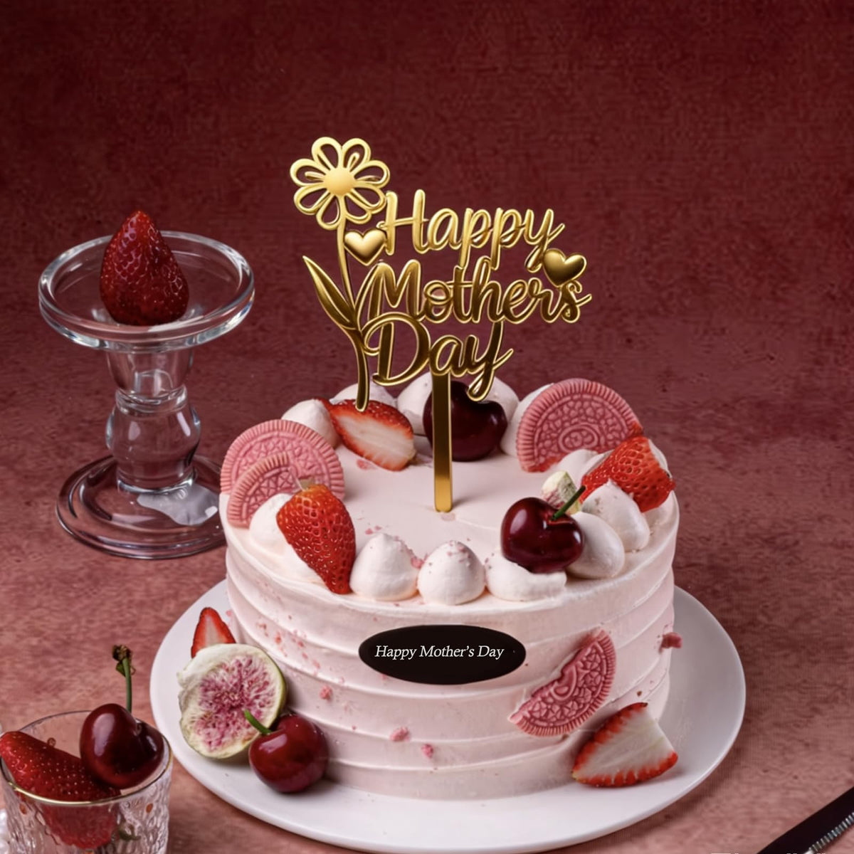 ZINDIACINE reusable gold topper for future celebrations