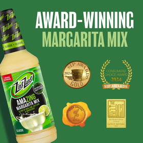 Citrus slices with Zing Zang Classic Margarita Mix branding