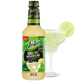 Zing Zang Regular Margarita Mix bottle showcases all-natural ingredients for vibrant cocktails.