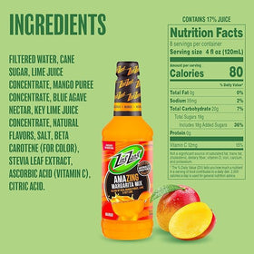 Zing Zang Strawberry Daiquiri mix bottle highlights bright fruit notes