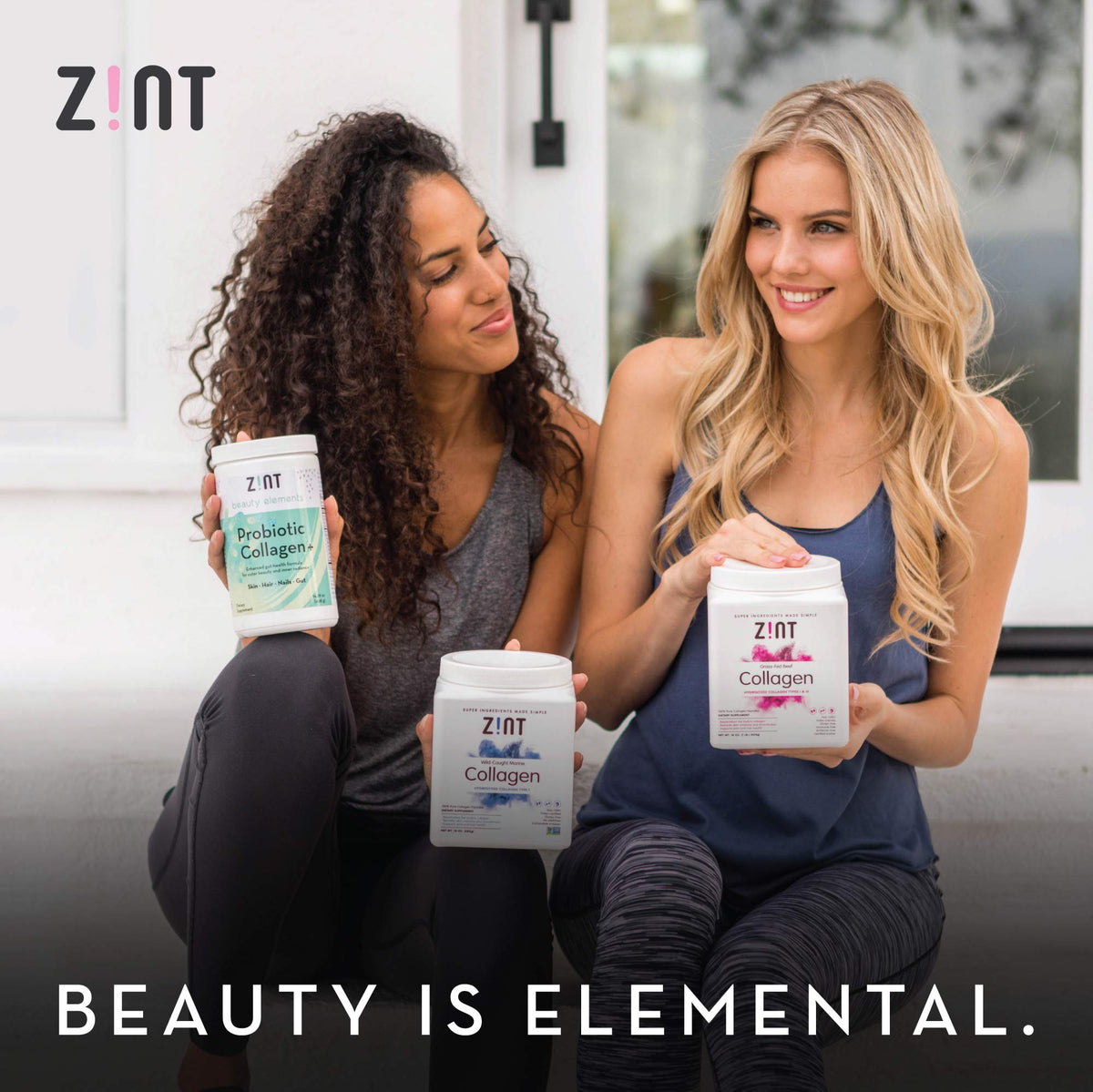 Zint grass-fed sourcing label emphasizes quality and paleo-friendly ingredients.