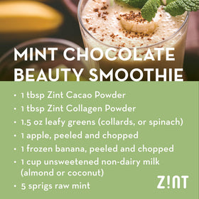 Zint Organic Cacao Powder fruit-topping close-up invites guilt-free snacks