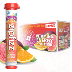 Zipfizz daily energy powder pack with passion orange guava flavor for on-the-go vitality