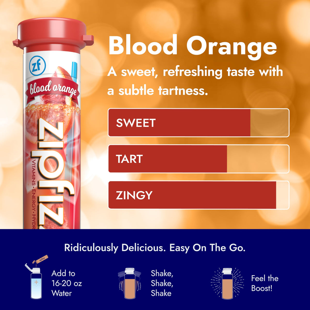 Zipfizz daily-energy-stick sachet ready for travel and busy days.