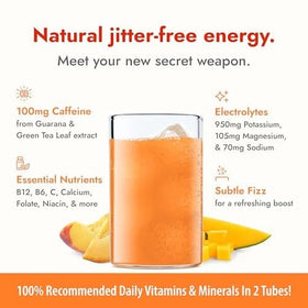 Zipfizz dissolving in water glass demonstrates quick hydration.