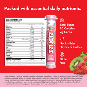 Zipfizz dissolves in water for refreshing hydration during workouts.