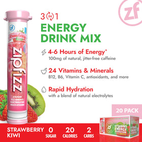 Zipfizz single-serving stick ideal for travel and busy days.