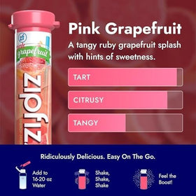 Zipfizz on-the-go stick supports busy day hydration.