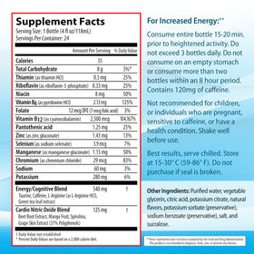 Zipfizz Sport Energy Shot Fruit Punch on the go aids active routines.