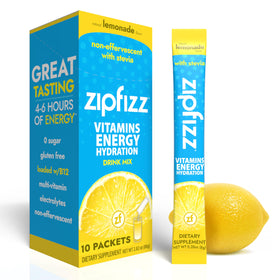 Zipfizz Stevia Lemonade sachet ready to mix for steady energy