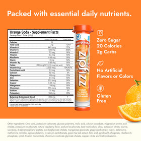 Zipfizz travel single-serve pack fits into a bag