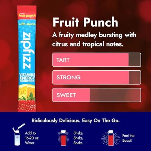 Zipfizz vitamin B12 and minerals illustration for daily wellness