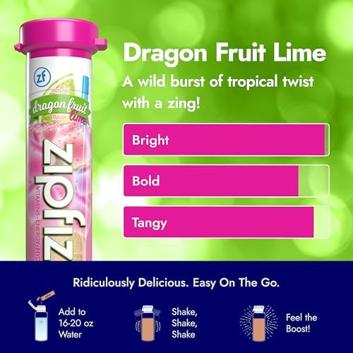 Zipfizz zero-sugar label on packaging indicating sugar-free choice.