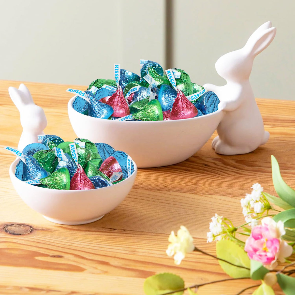 Zisbers Easter Kisses pastel foil wraps add festive color to baskets