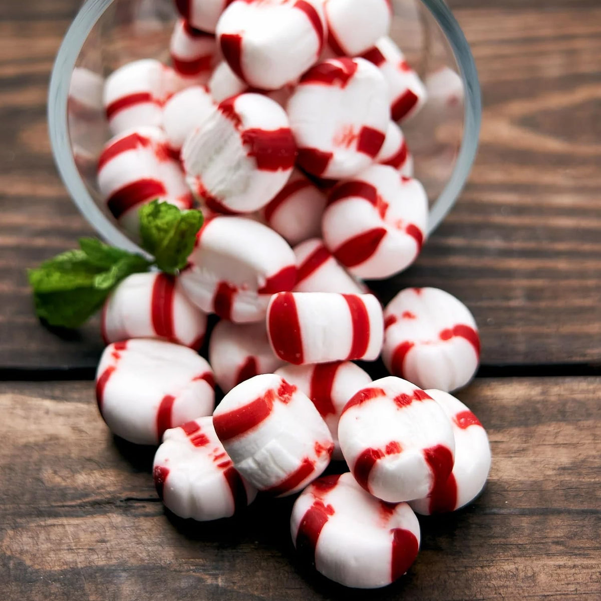 Zisbers Peppermint Puffs for holiday gifts, parties, and wedding candy buffets.