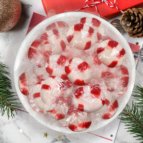 Zisbers Soft Peppermint Puffs individually wrapped for freshness and grab-and-go snacking.
