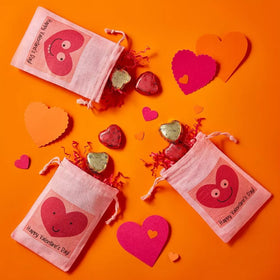 Zisbers bulk 18 oz bag of milk chocolate peanut butter hearts for events.