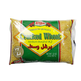 Ziyad Cracked Bulgur No. 2 packaging shows fiber-rich grain.