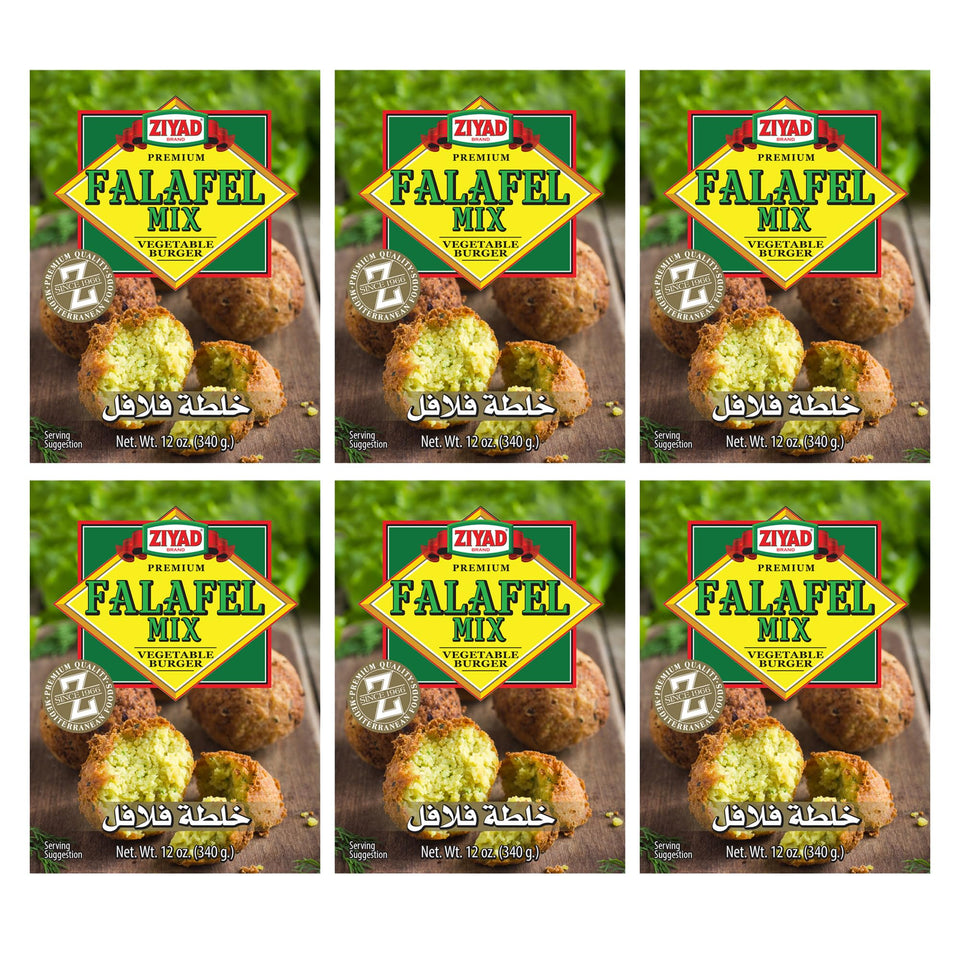 Ziyad Falafel Dry Mix package shows the product, ideal for quick Mediterranean meals.
