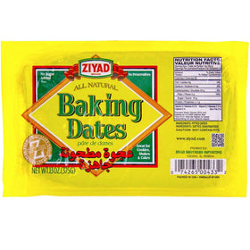 Ziyad Pure Date Paste used with other baking ingredients for desserts.