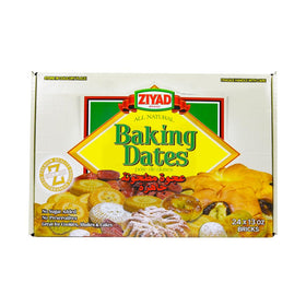 Ziyad Pure Date Paste on a cake or dessert as a rich topping.