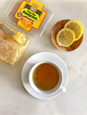 Ziyad Raw Honeycomb sealed packaging emphasizes freshness.