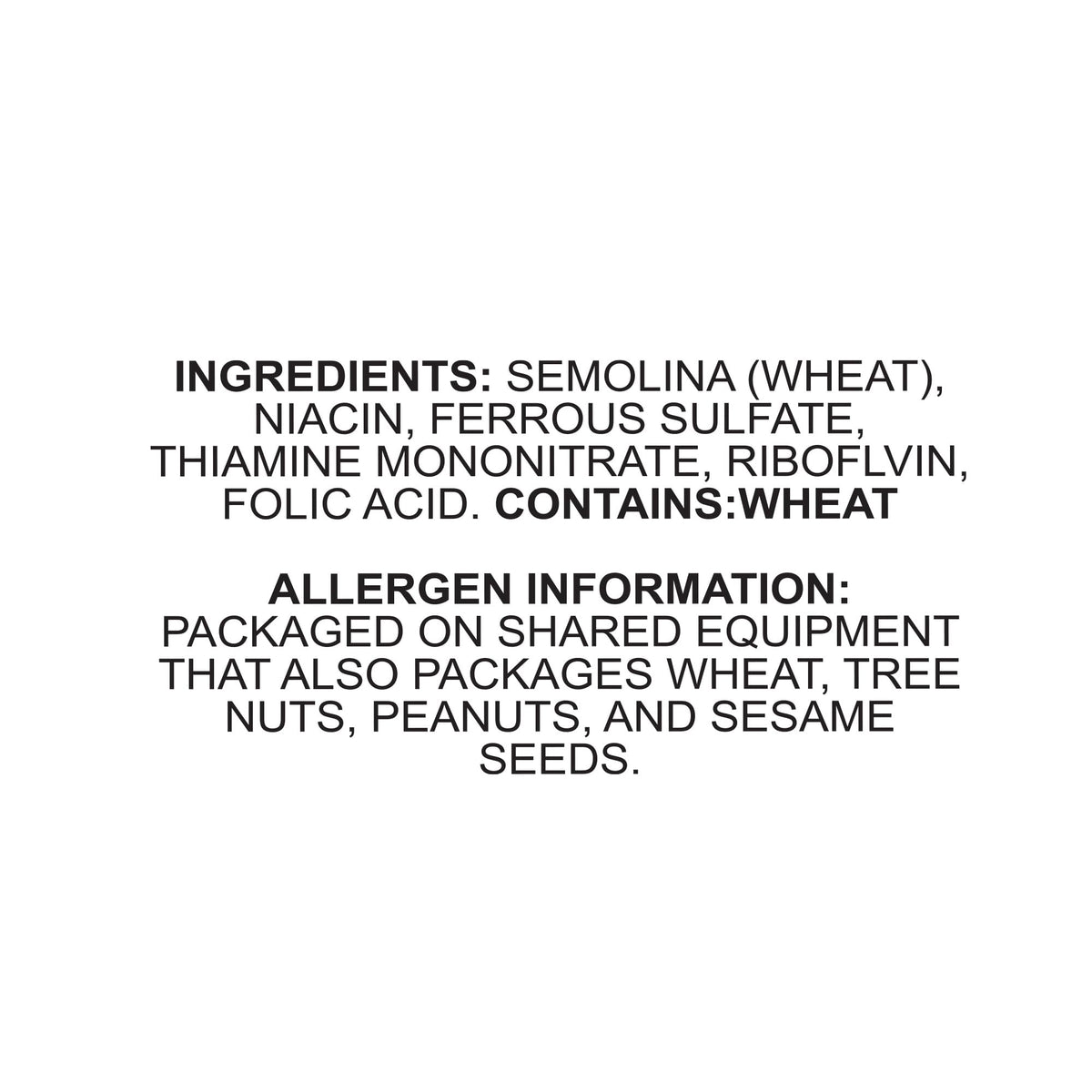 Ziyad Semolina Wheat pasta-base for homemade noodles.