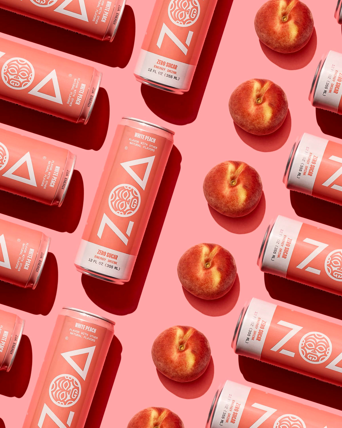 ZOA branding close-up highlighting vitamin C and B-vitamins blend.